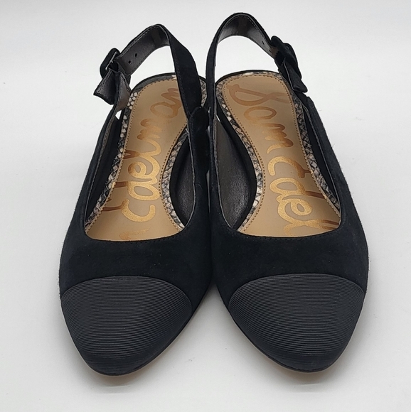 890- Sam Edelman Sadira Black Suede 6.5 NWT - Picture 3 of 7